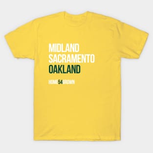 "Homegrown Series" Oakland: Sonny (Gold) T-Shirt